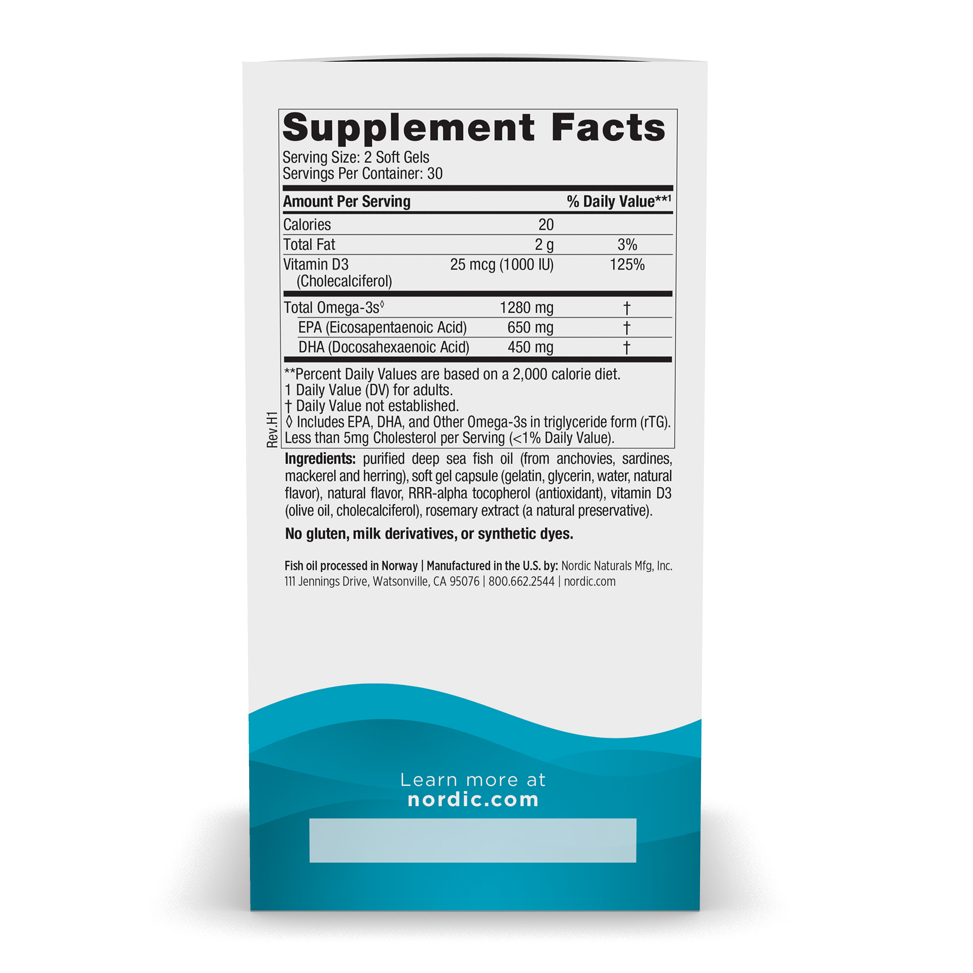 Nordic Naturals Ultimate Omega D3 - Figura 2