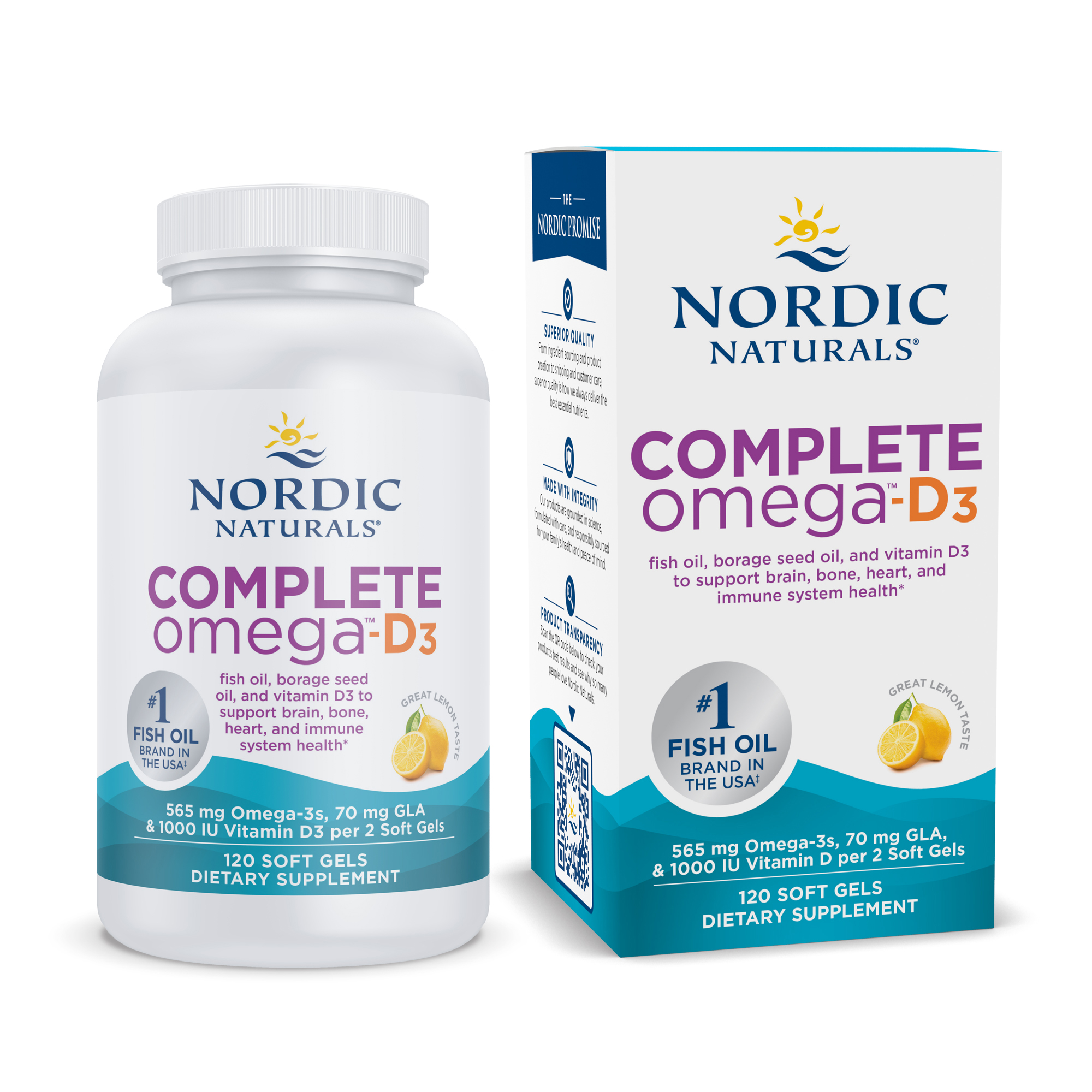 Nordic Naturals Complete Omega-D3