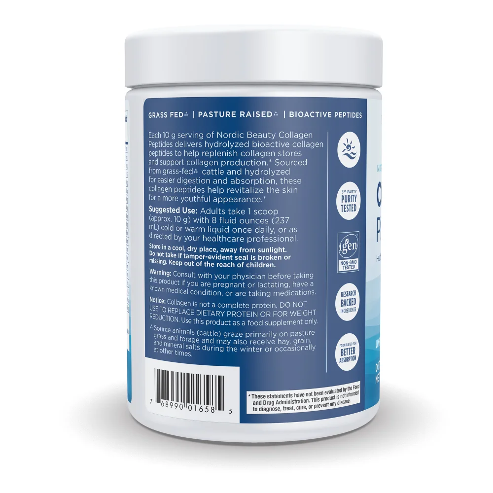 Nordic Naturals Collagen Peptides 300 g për rikuperim fizik