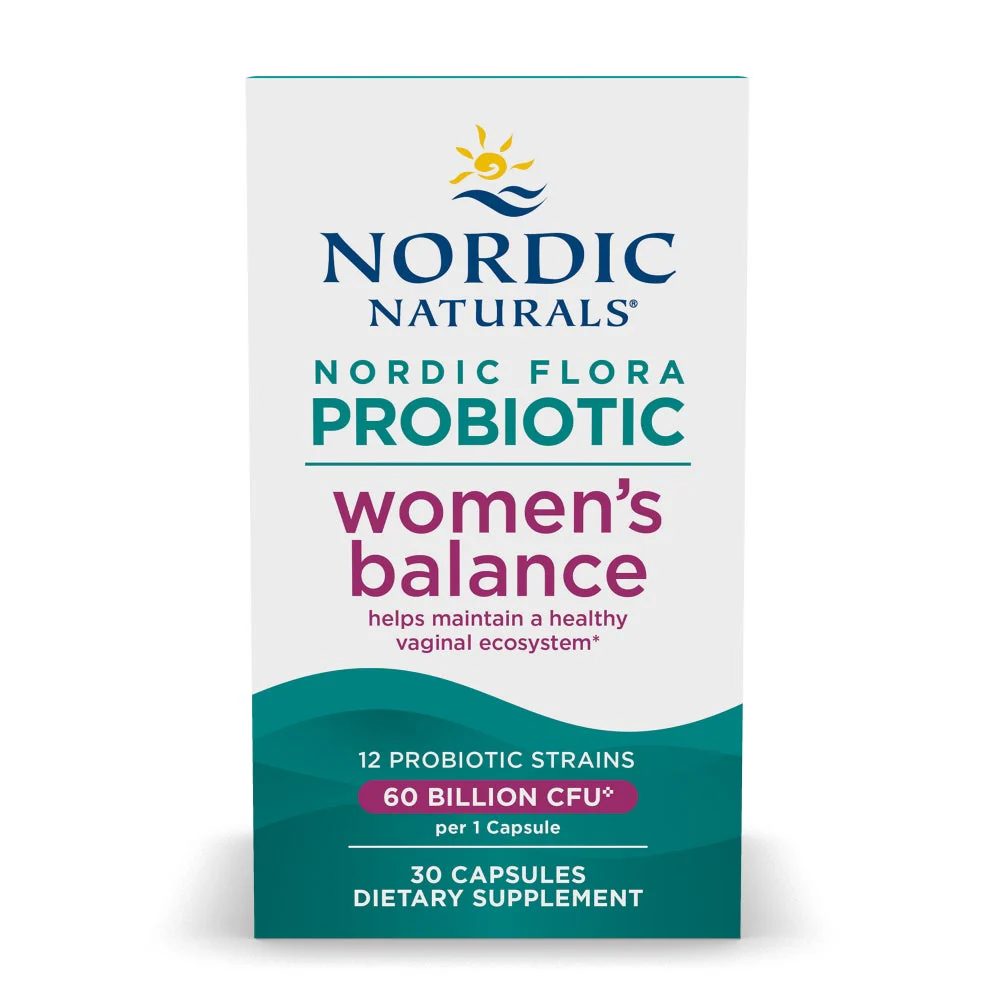 Nordic Naturals Probiotic Women’s Balance për florën vaginale dhe tretjen