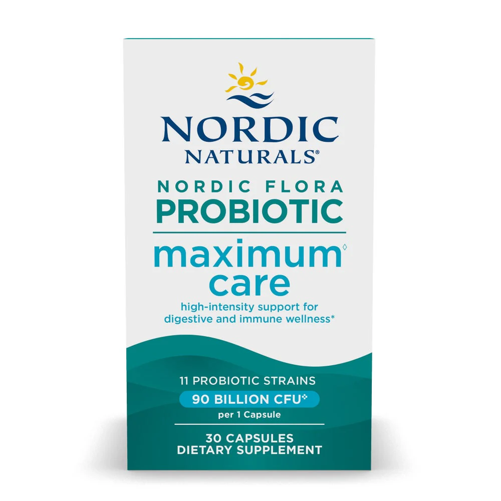 Nordic Naturals Probiotic Maximum Care për tretje rregullsi dhe imunitet