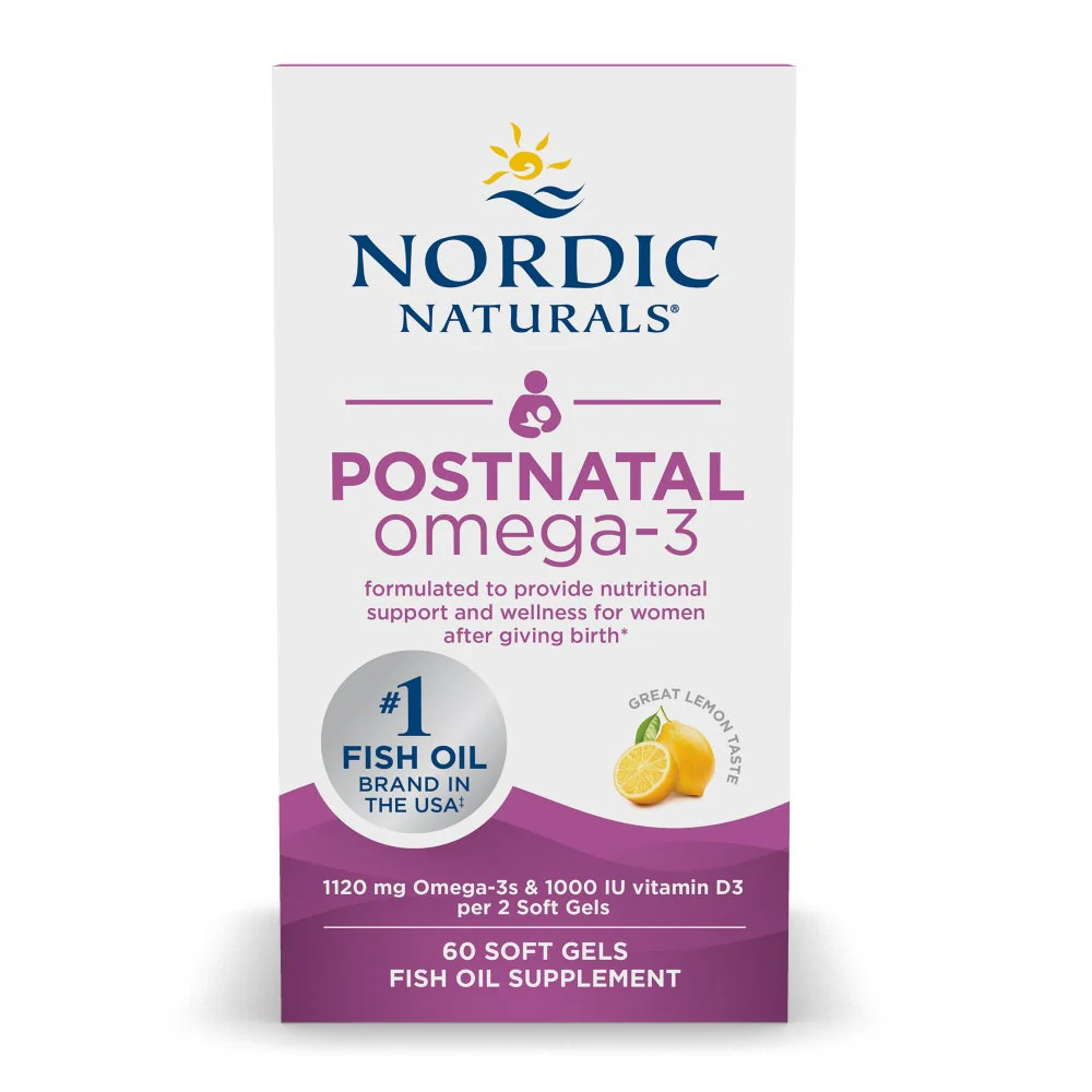 Nordic Naturals Postnatal Omega-3 per nena pas lindjes