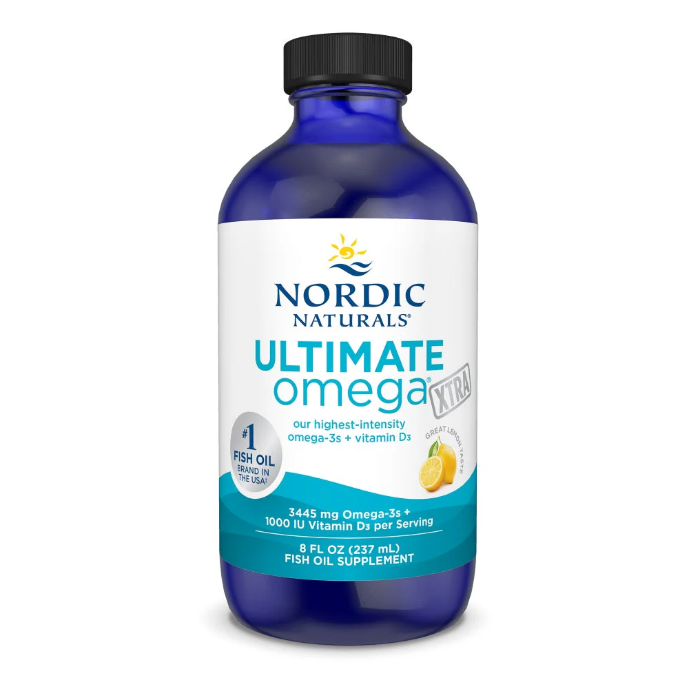 Nordic Naturals Ultimate Omega XTRA Liquid për zemrën trurin dhe kockat