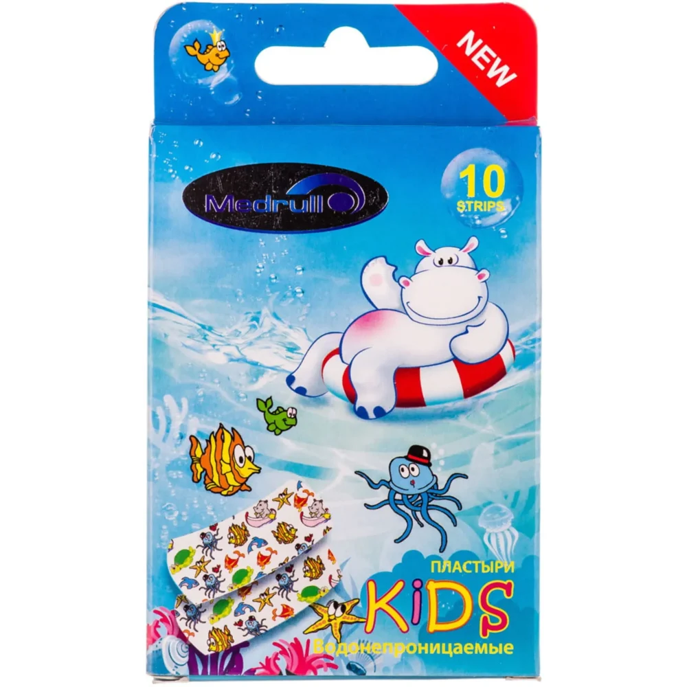 Medrull Kids Plasters me material që lejon lëkurën të marrë frymë