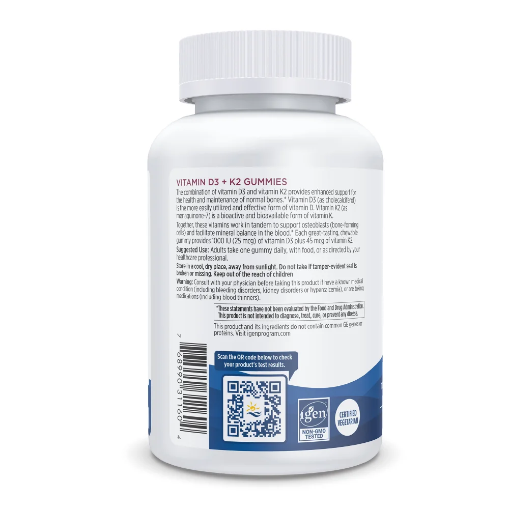 Nordic Naturals Vitamin D3 + K2 Gummies - Figura 2