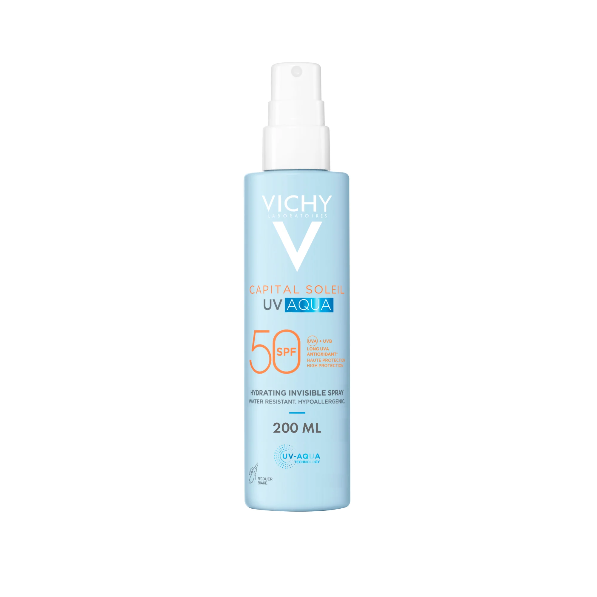 Vichy Capital Soleil UV-Aqua Hydrating Invisible Spray SPF 50+ Gaia Pharma