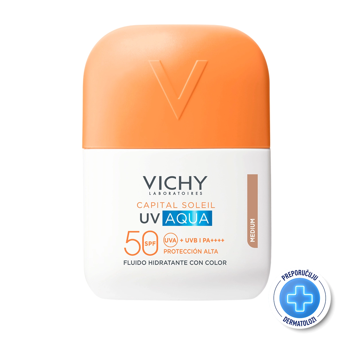 Vichy Capital Soleil UV-Aqua Hydrating Fluid Tinted Medium SPF 50+ Gaia Pharma