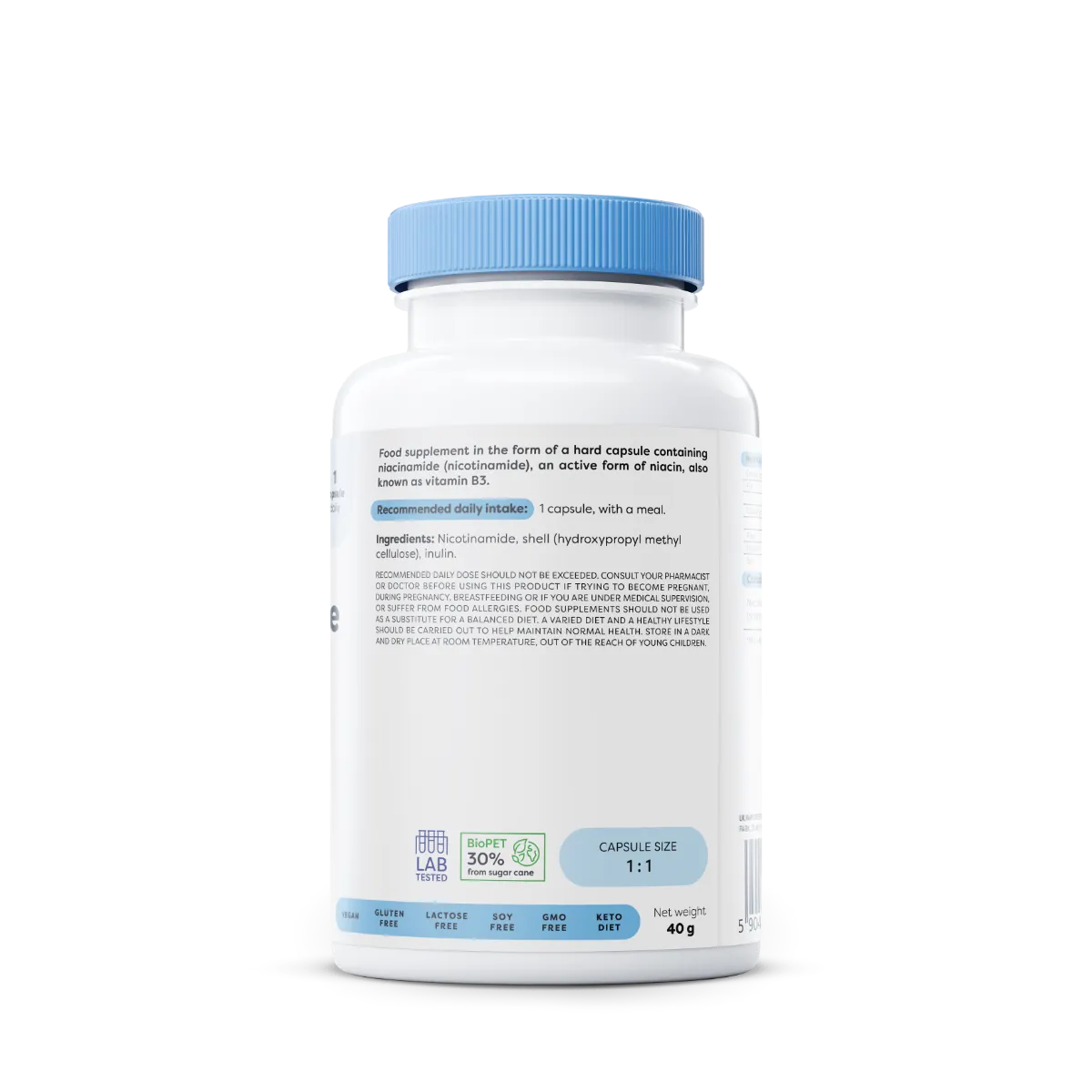 OSAVI Niacinamide 500 mg për energji dhe lodhje