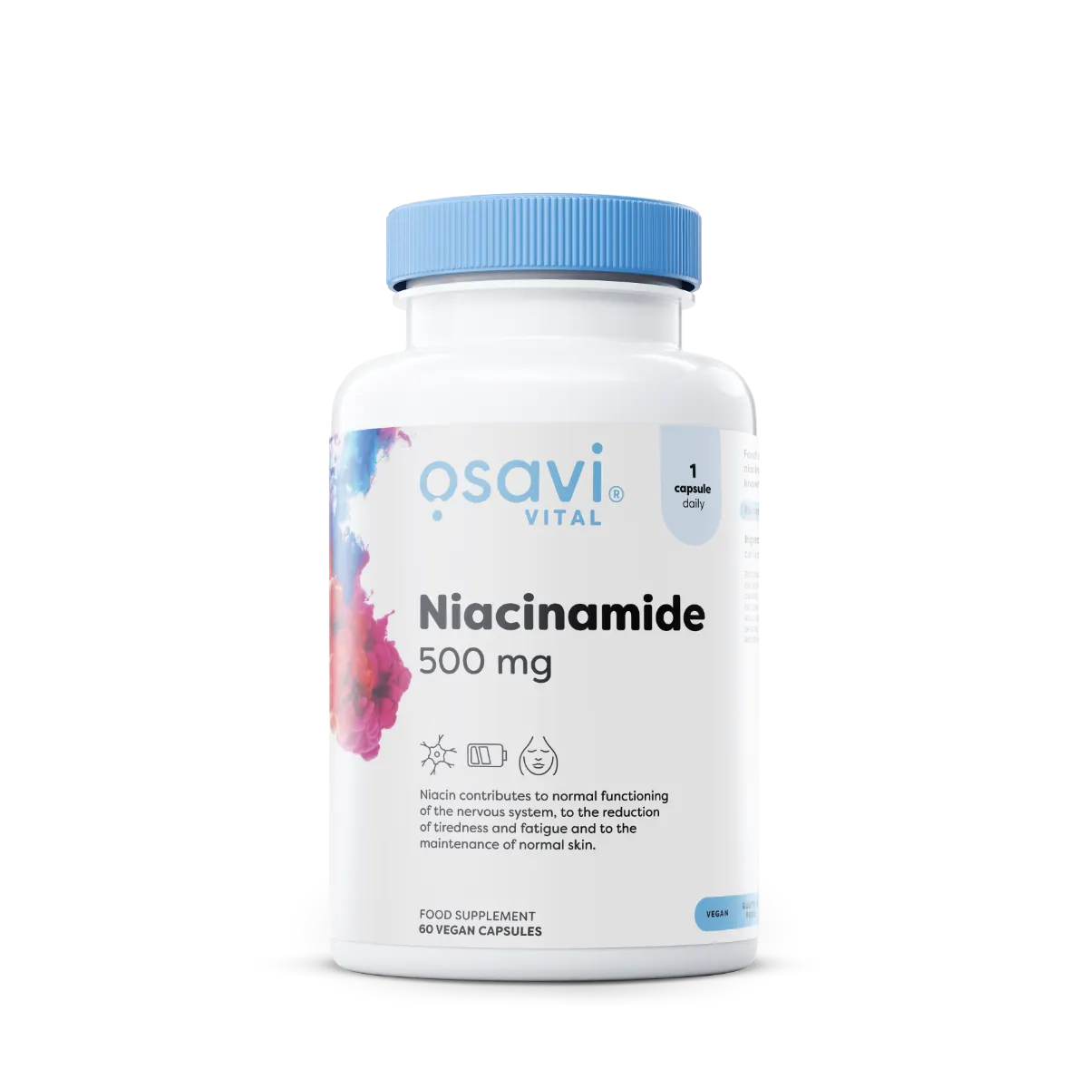 OSAVI Niacinamide 500 mg kapsula vegane