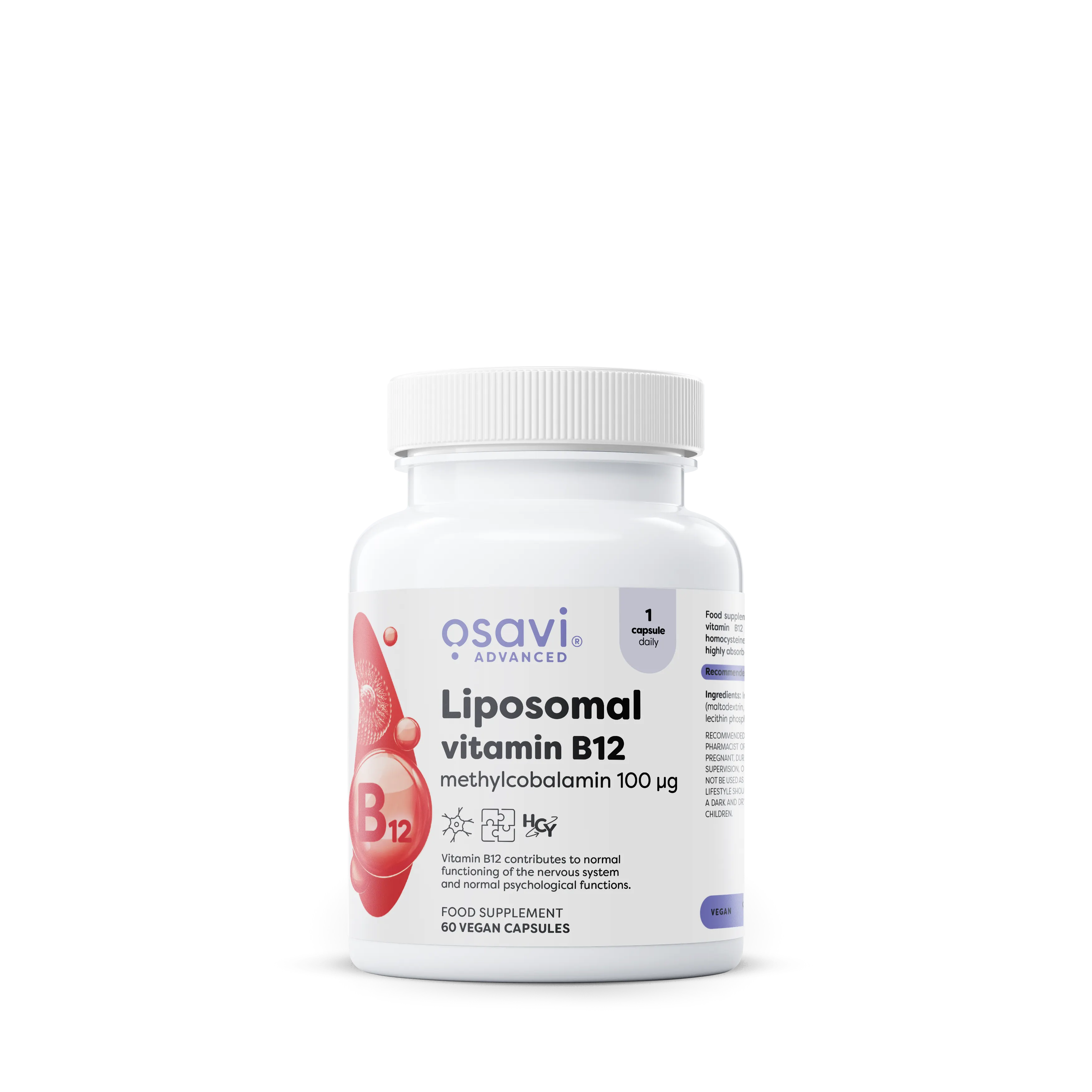 OSAVI Liposomal B12 për energji dhe lodhje