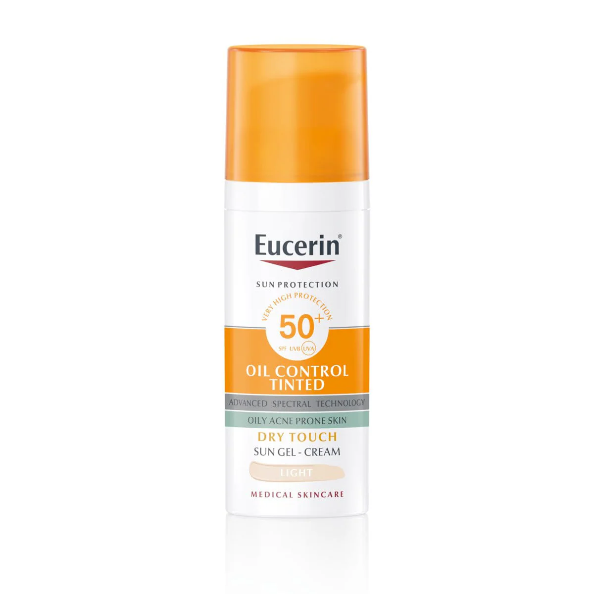Eucerin Sun Face Oil Control Tinted Light Gel-Cream SPF 50+ - Figura 2