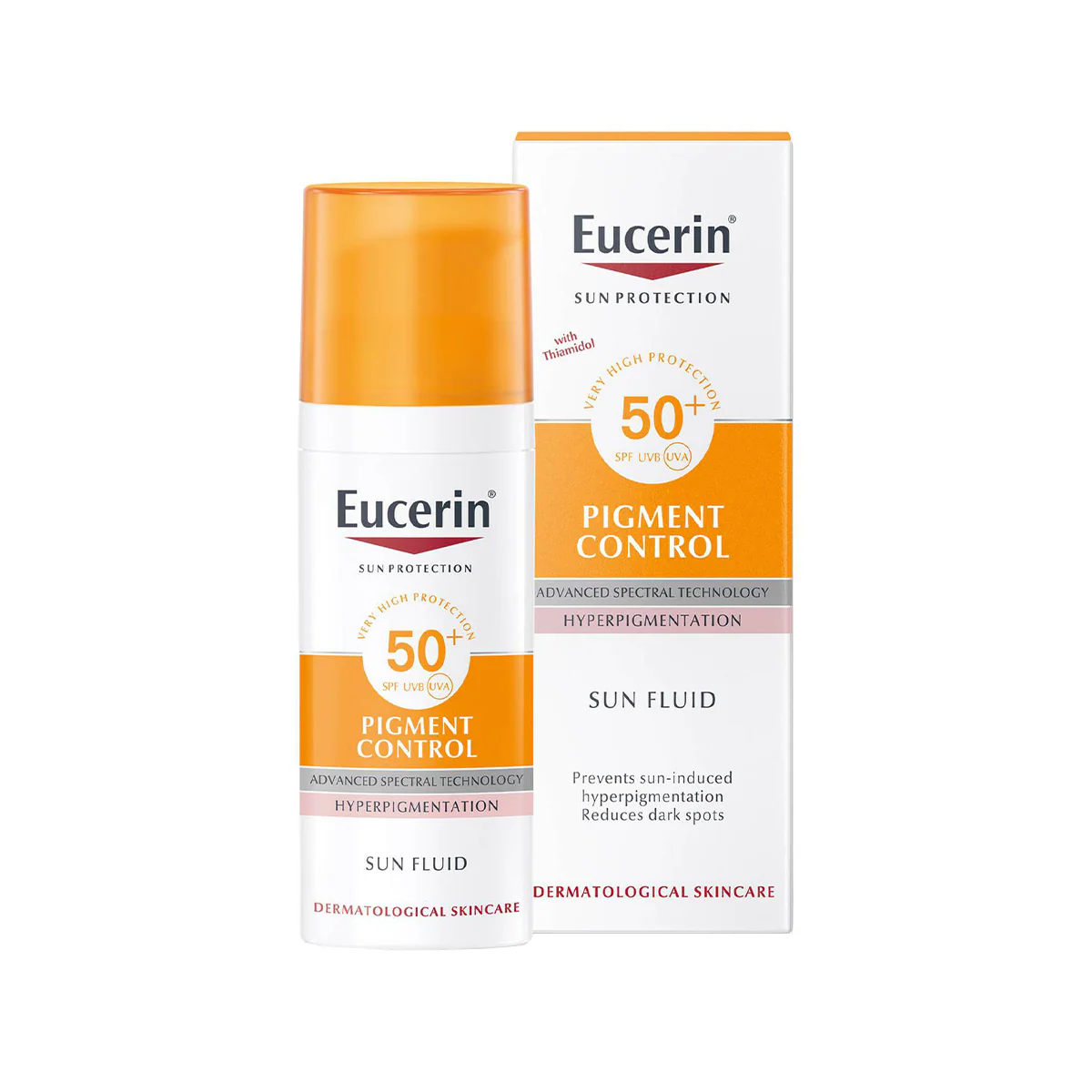 Eucerin Sun Face Pigment Control Fluid SPF 50+ për lëkurë sensitive