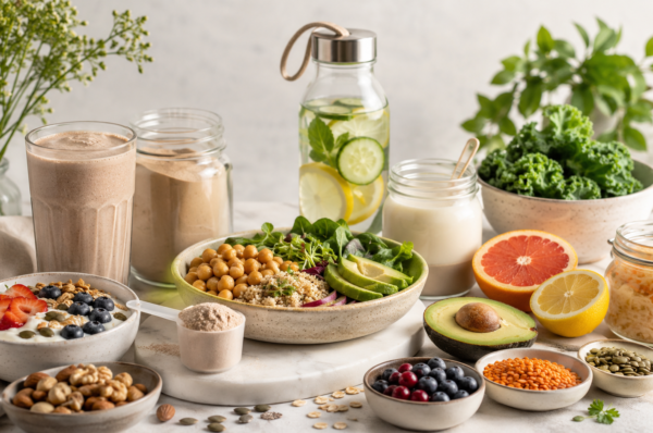 Trendet e ushqimit 2026 me proteina, probiotikë, pije funksionale dhe ushqime të shëndetshme