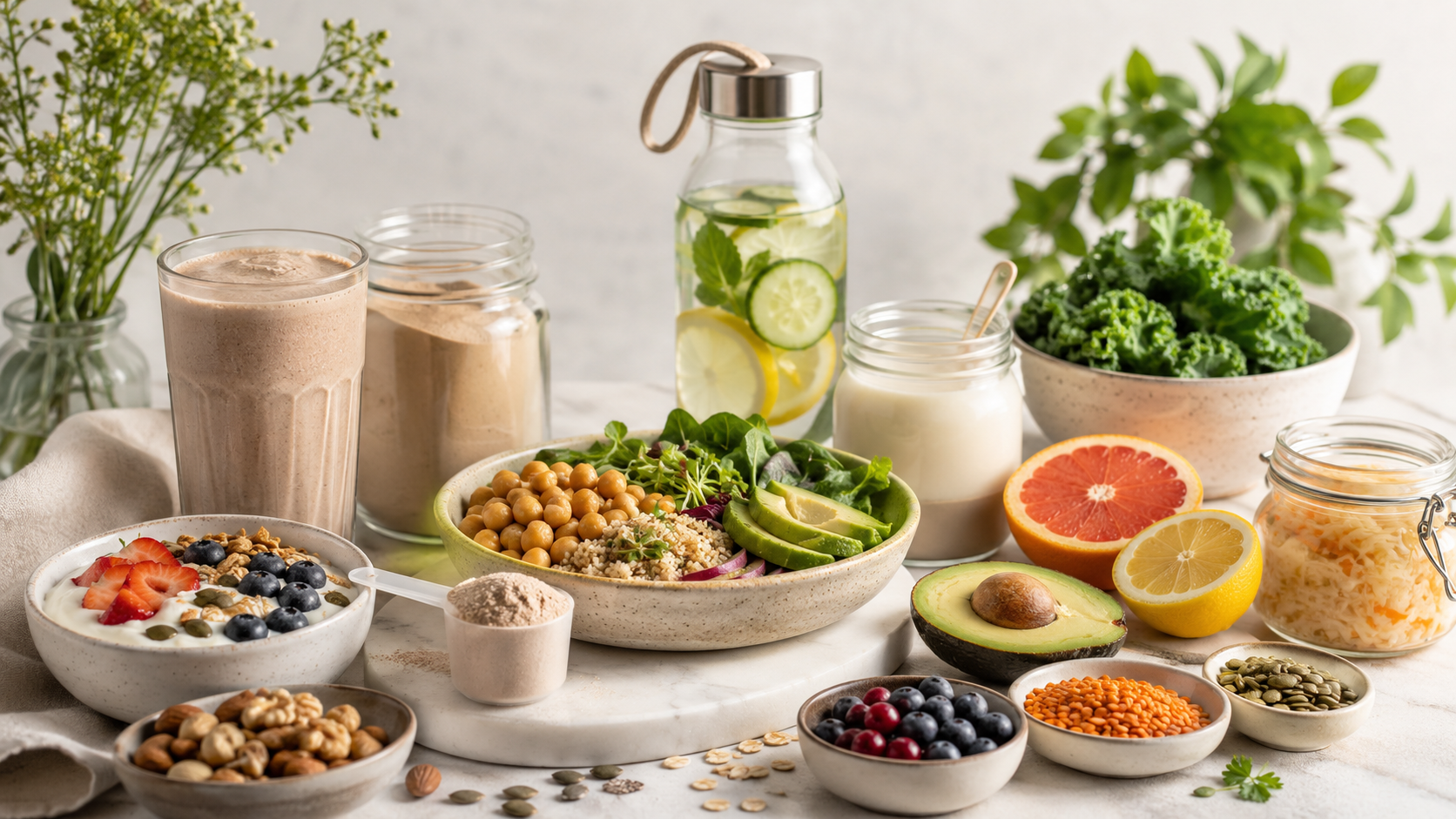 Trendet e ushqimit 2026 me proteina, probiotikë, pije funksionale dhe ushqime të shëndetshme