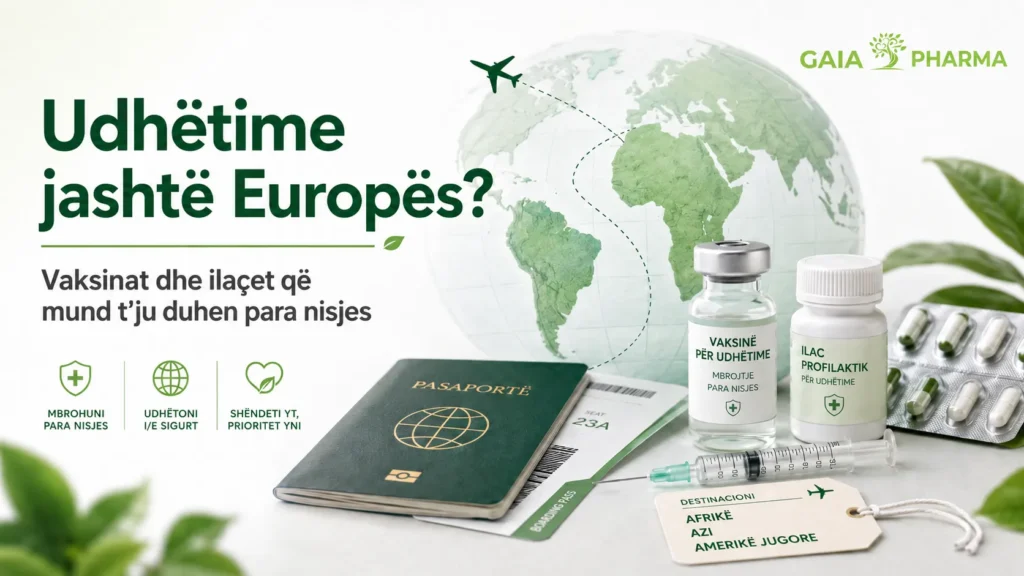 Udhëtime jashtë Europës, vaksina dhe ilaçe parandaluese para nisjes