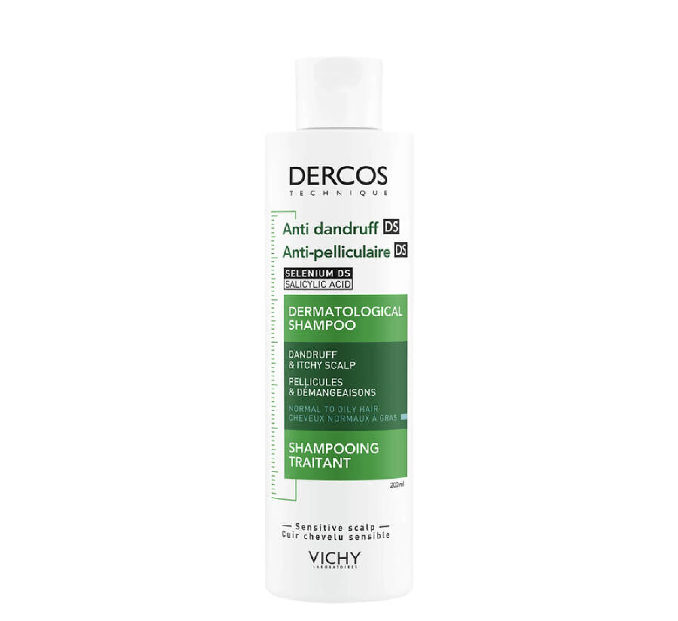 Vichy Dercos Anti-Dandruff Shampoo Normal to Oily Hair Gaia Pharma