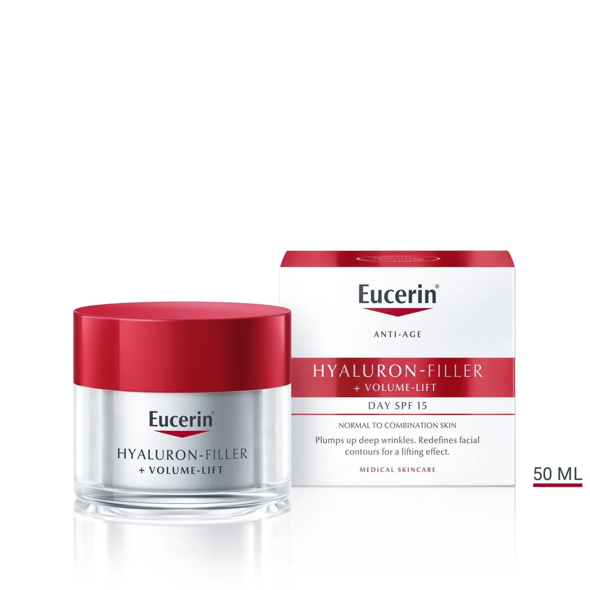 Eucerin Hyaluron-Filler + Volume-Lift Day Cream Normal to Combination Skin SPF 15 Eucerin