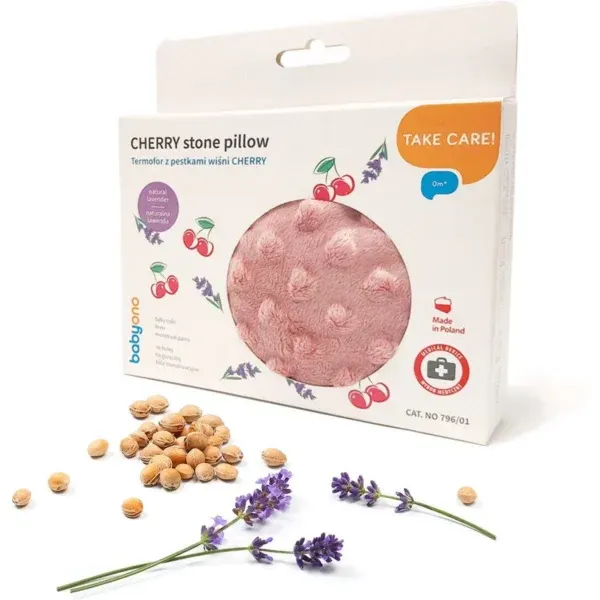 BabyOno Cherry Stone Pillow
