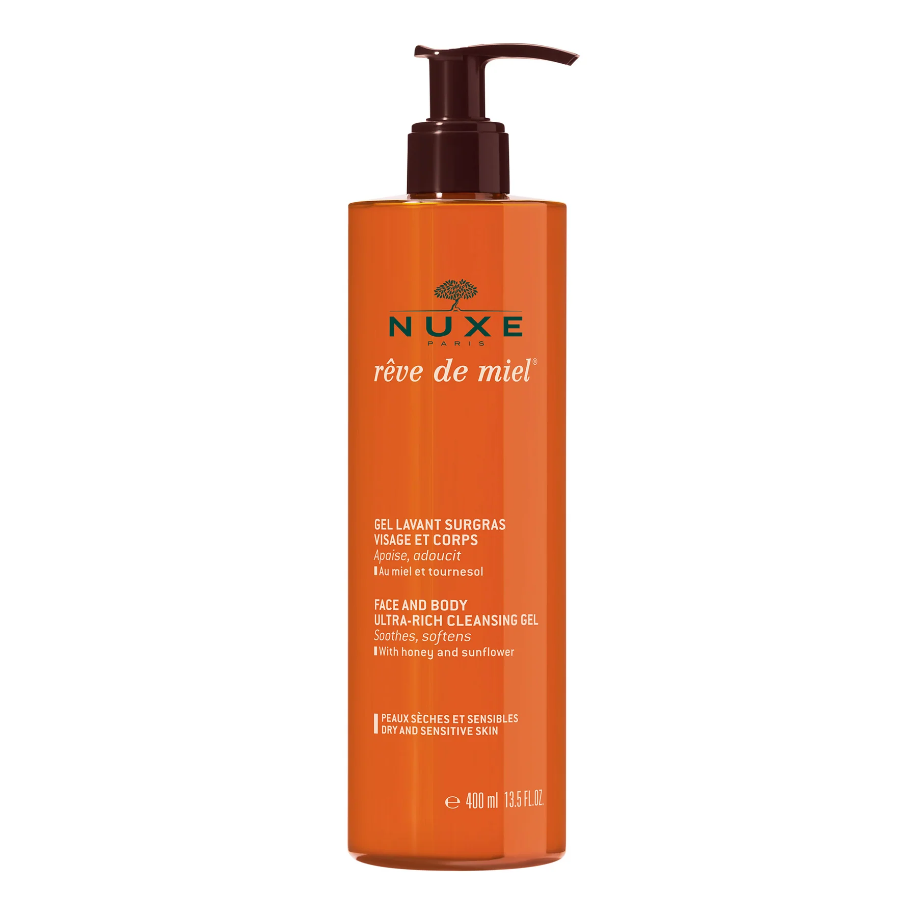 NUXE Rêve de Miel Face and Body Ultra-Rich Cleansing Gel në Gaia Pharma