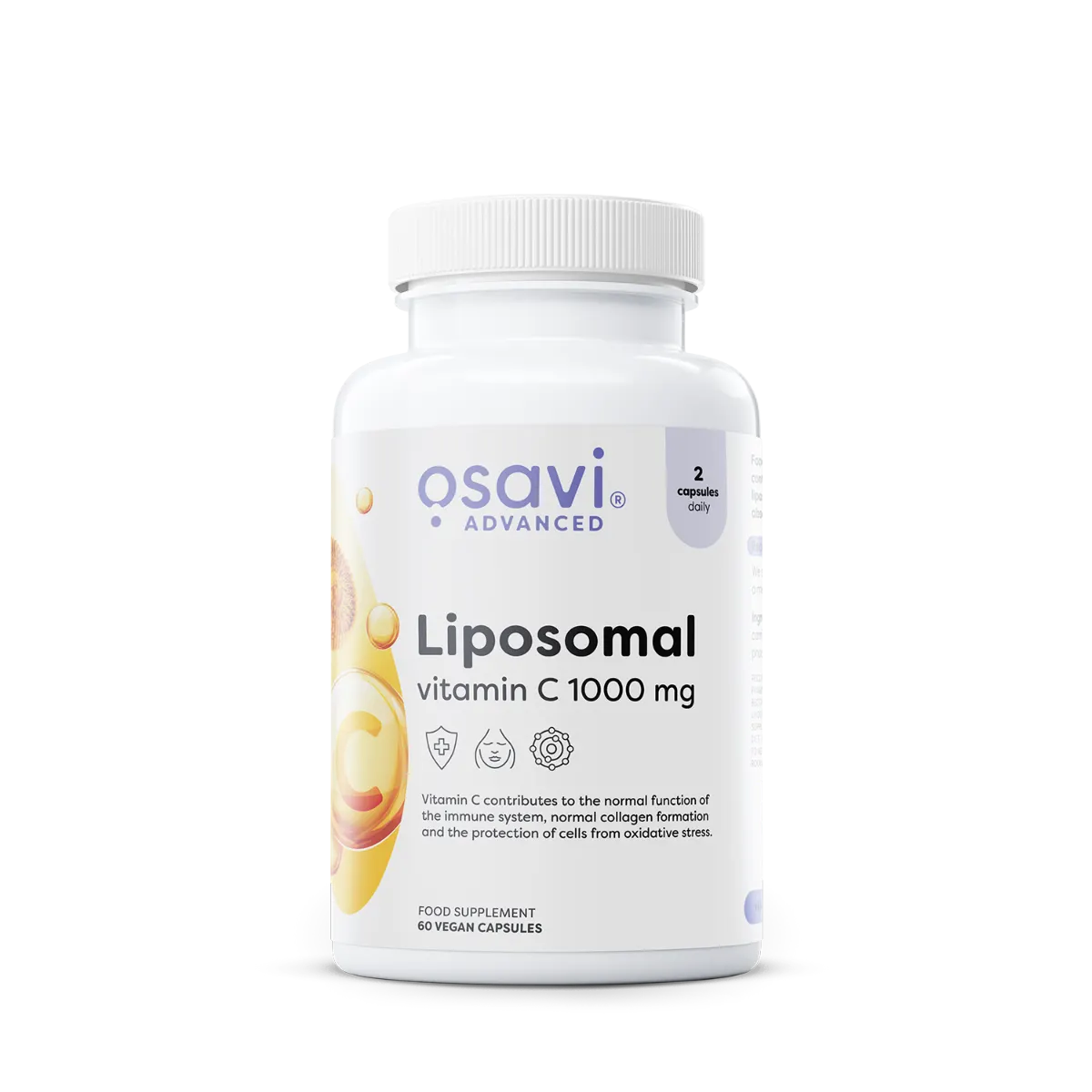 OSAVI Liposomal Vitamin C 1000 mg për imunitet dhe kolagjen