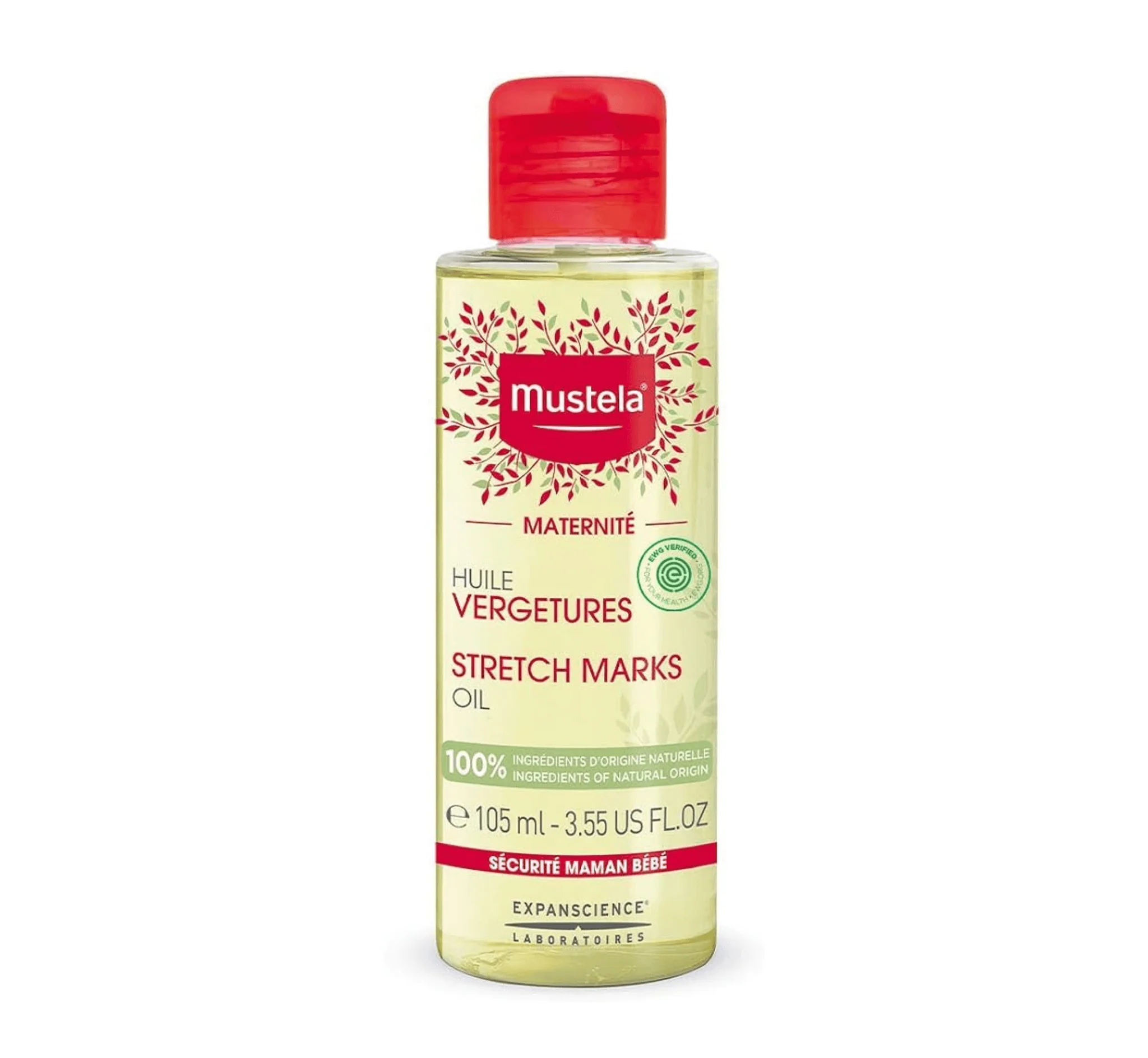 Mustela Stretch Marks Oil për kujdes kundër strijave gjatë shtatzënisë dhe pas lindjes