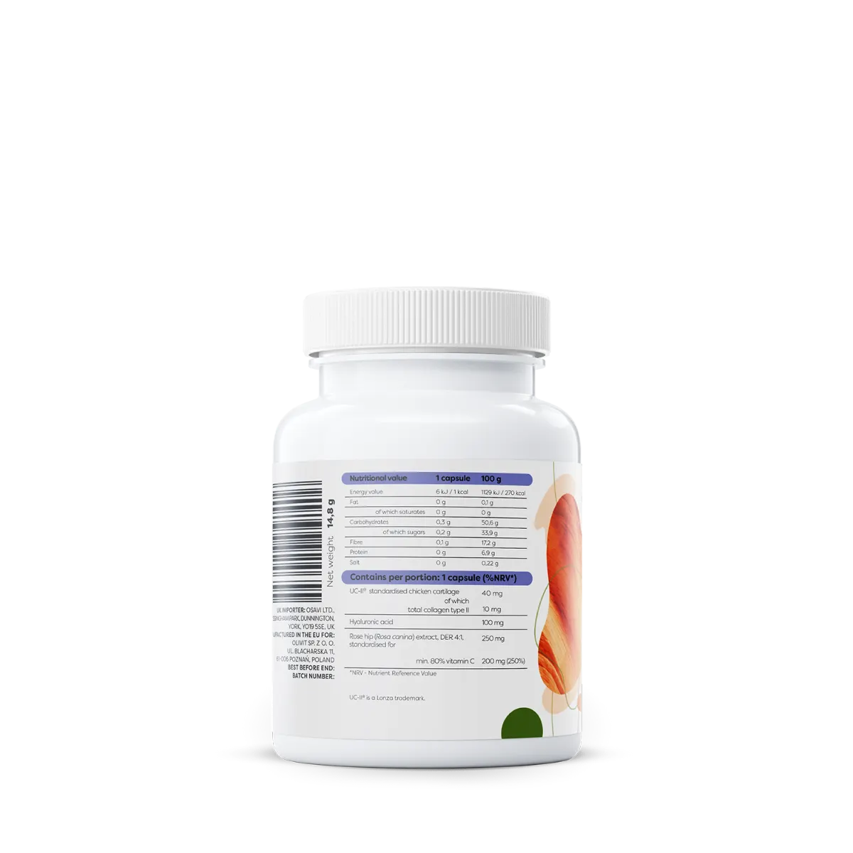 OSAVI Collagen Type II with Hyaluronic Acid 30 kapsula
