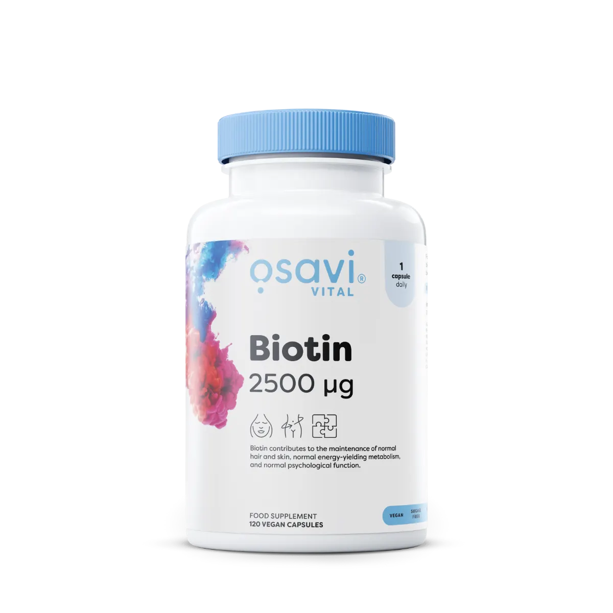 OSAVI Biotin 2500 µg kapsula vegane