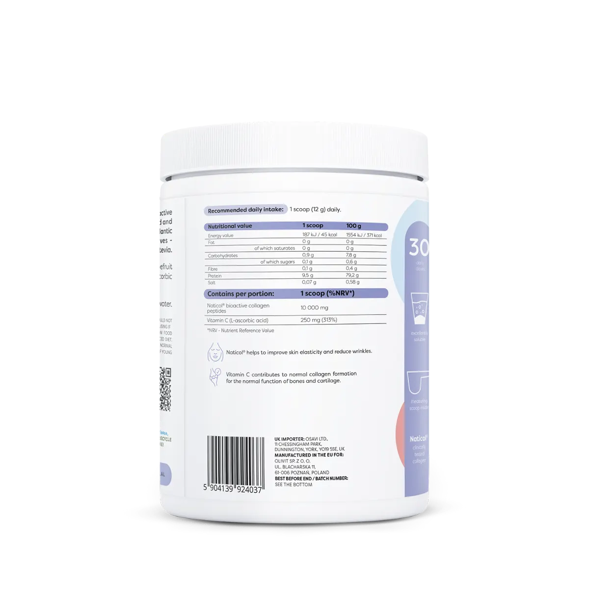 OSAVI Marine Collagen për lëkurë dhe elasticitet