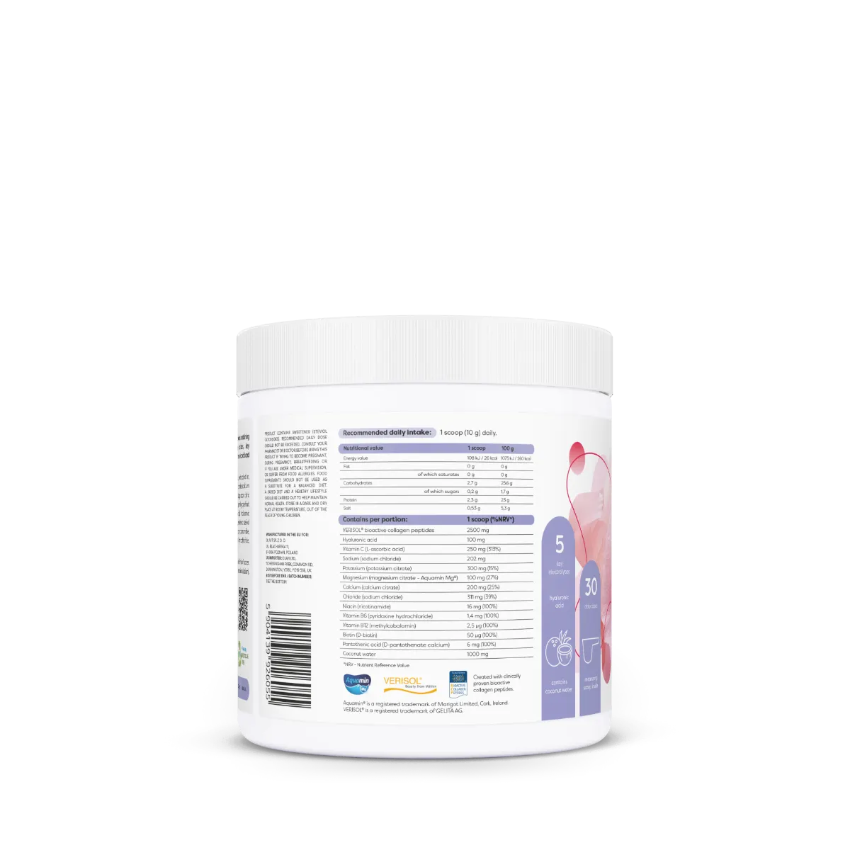 OSAVI Collagen & Electrolytes Vitality and Glow me acid hialuronik