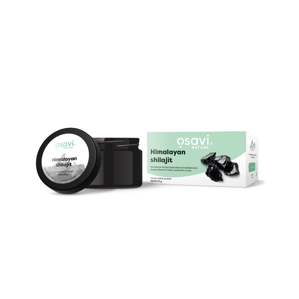 OSAVI Himalayan Shilajit Resin nga Karakorum dhe Zanskar