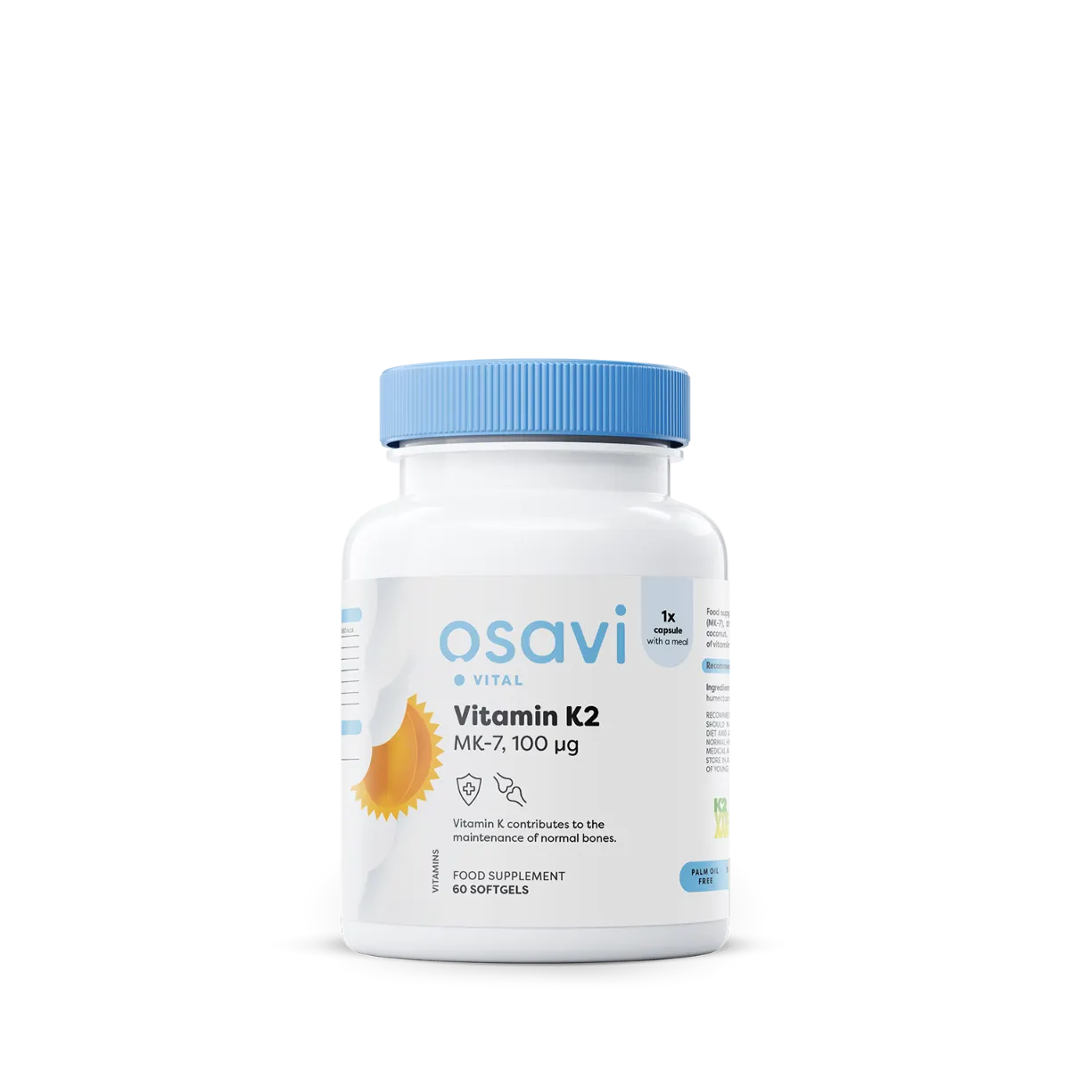 OSAVI Vitamin K2 MK-7 për kocka normale