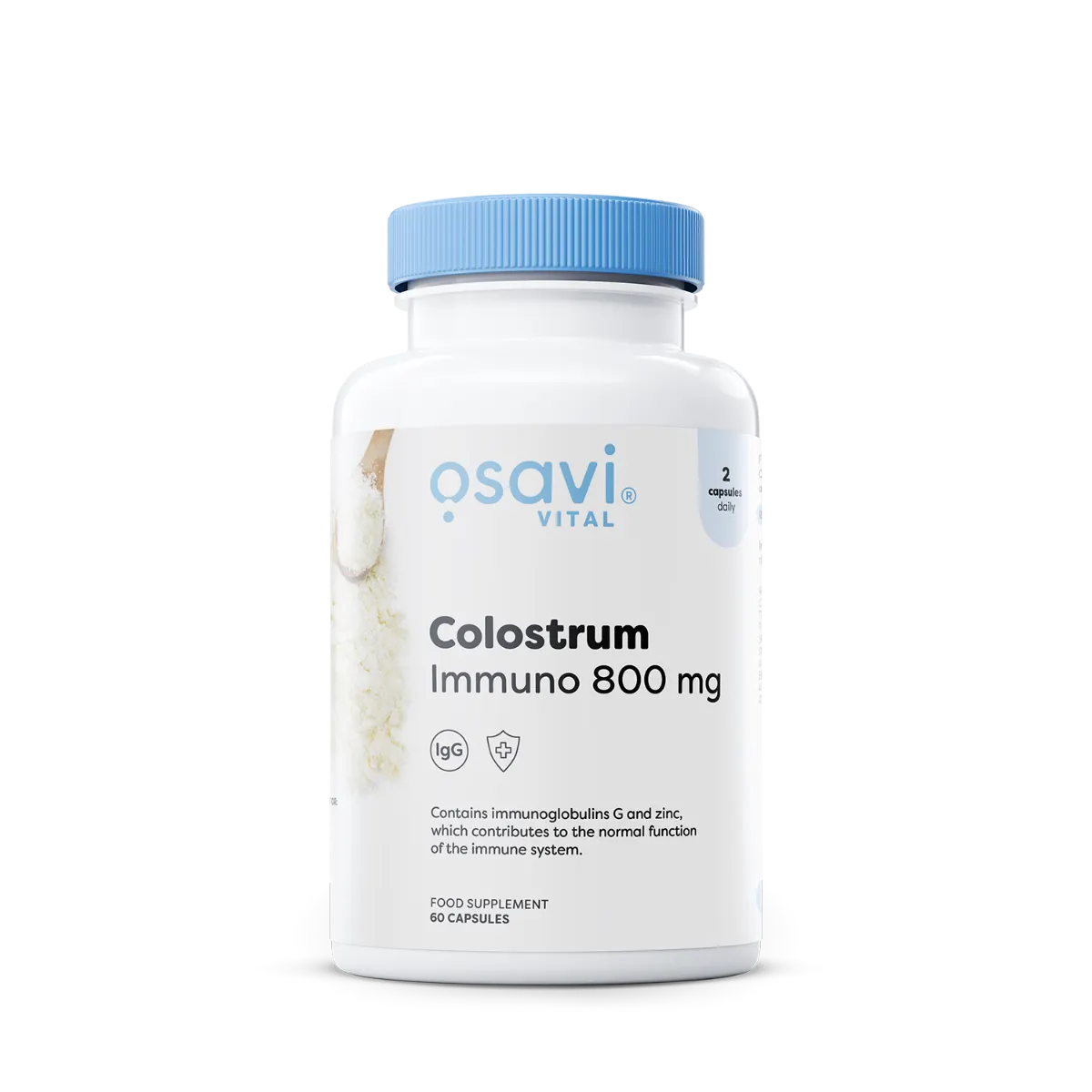 OSAVI Colostrum Immuno 800 mg me 18% immunoglobulins G