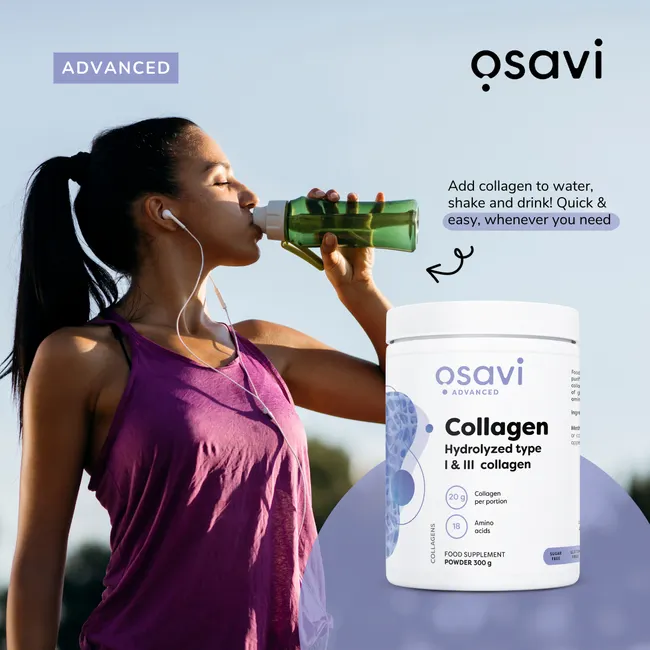OSAVI Collagen Hydrolysed Type I & III peptide kolagjeni bovin