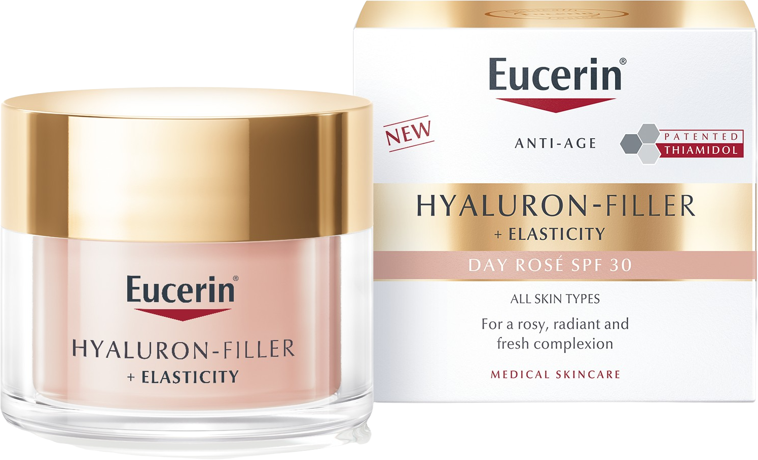 Eucerin Hyaluron-Filler + Elasticity Day Cream Rosé SPF 30 50 ml