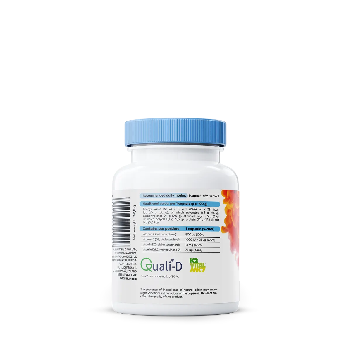 OSAVI ADEK Vitamins për imunitet kocka dhe muskuj