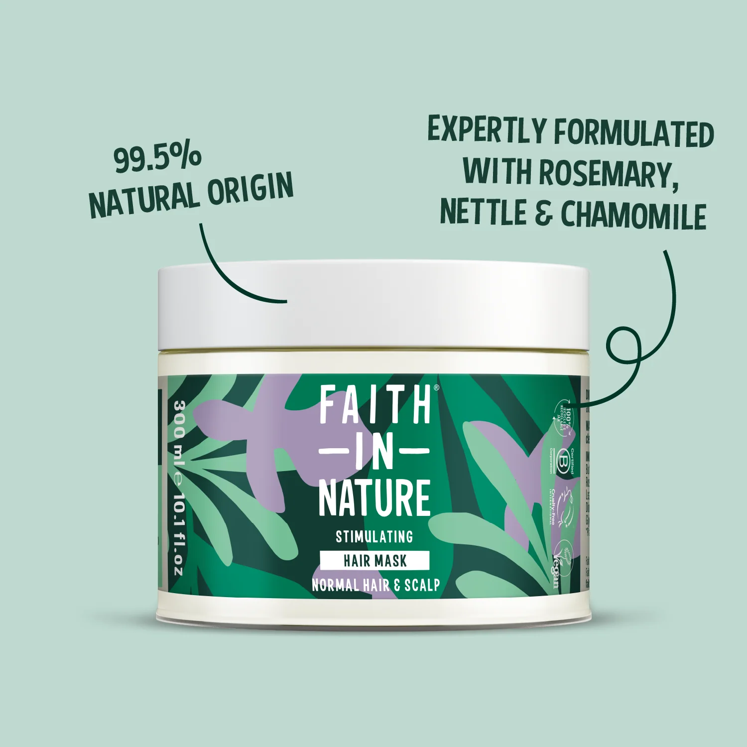 Faith in Nature Rosemary Stimulating Hair Mask - Figura 2