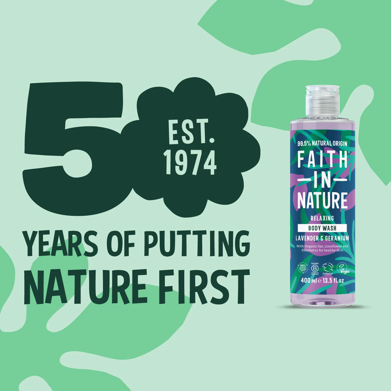 Faith in Nature Lavender & Geranium Body Wash - Figura 3