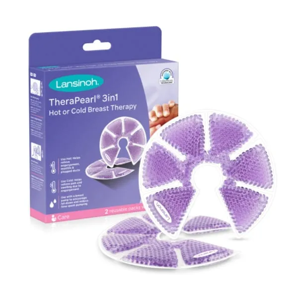 Lansinoh Hot & Cold Breast Therapy Packs te Gaia Pharma, kompresa gjiri të ngrohta dhe të ftohta