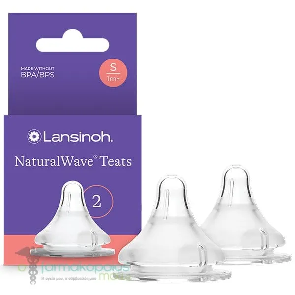 Lansinoh NaturalWave Teats Slow Flow te Gaia Pharma