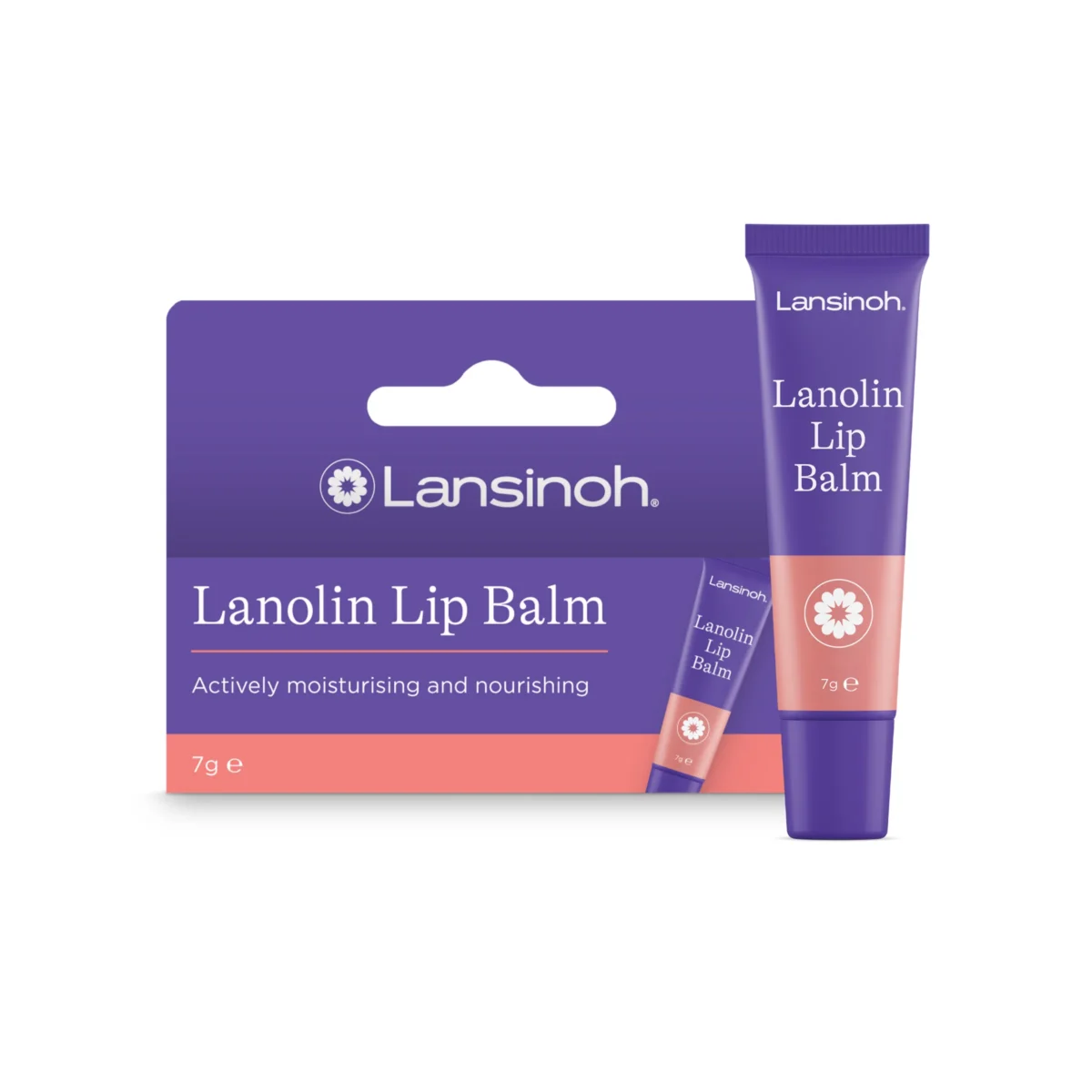 balsam buzësh me lanolinë, Lansinoh lip balm 7g, balsam për buzë të thata