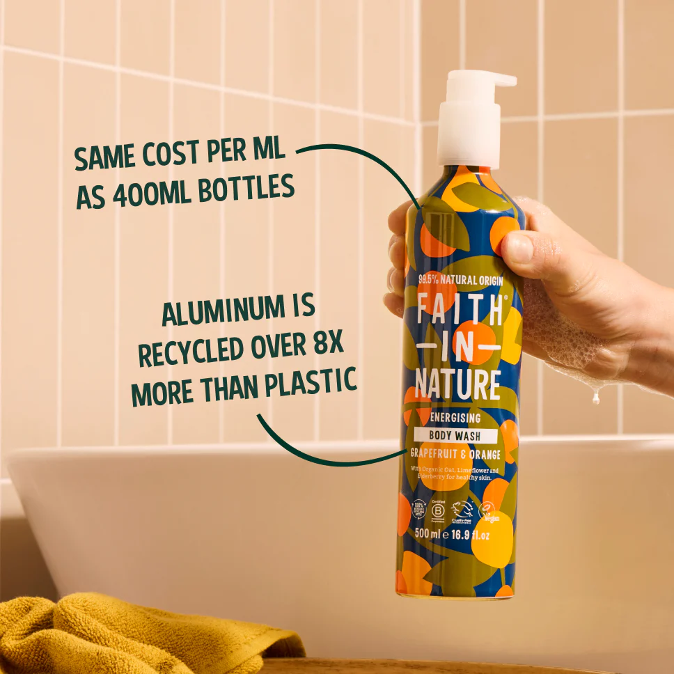 Faith in Nature Grapefruit & Orange Body Wash – Aluminium - Figura 2