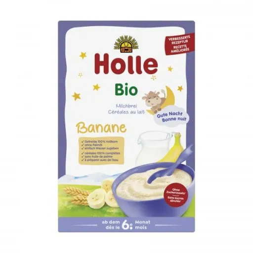 Holle Organic Banana Cereal, drithëra Holle, ushqim organik për bebe, Banana, Gaia Pharma