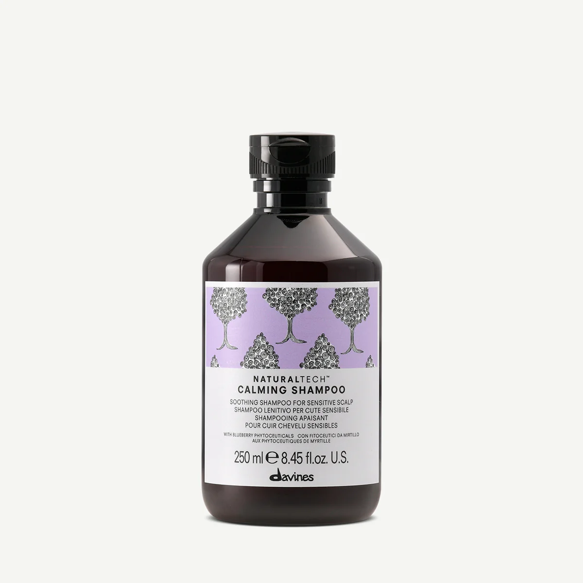 Davines Naturaltech Calming Shampoo për skalp të ndjeshëm ose të sensibilizuar dhe rutinë të synuar sipas tipit të flokut ose skalpit