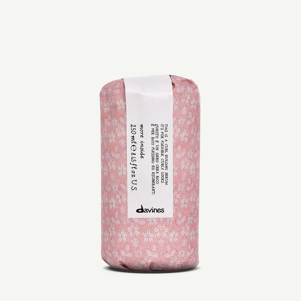 Davines More Inside This Is A Curl Building Serum për kaçurrela që kërkojnë definim, shkëlqim dhe rezistencë ndaj lagështisë dhe rutinë të synuar sipas tipit të flokut ose skalpit