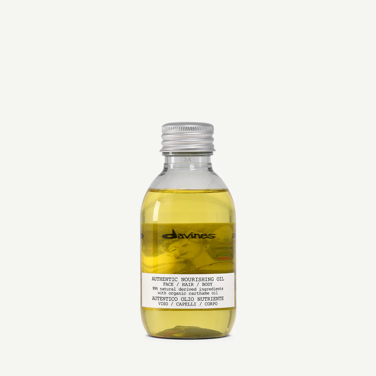 Davines Authentic Nourishing Oil në paketimin origjinal Davines për kujdes profesional të flokëve