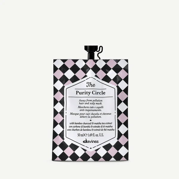 Davines The Purity Circle në paketimin origjinal Davines për kujdes profesional të flokëve