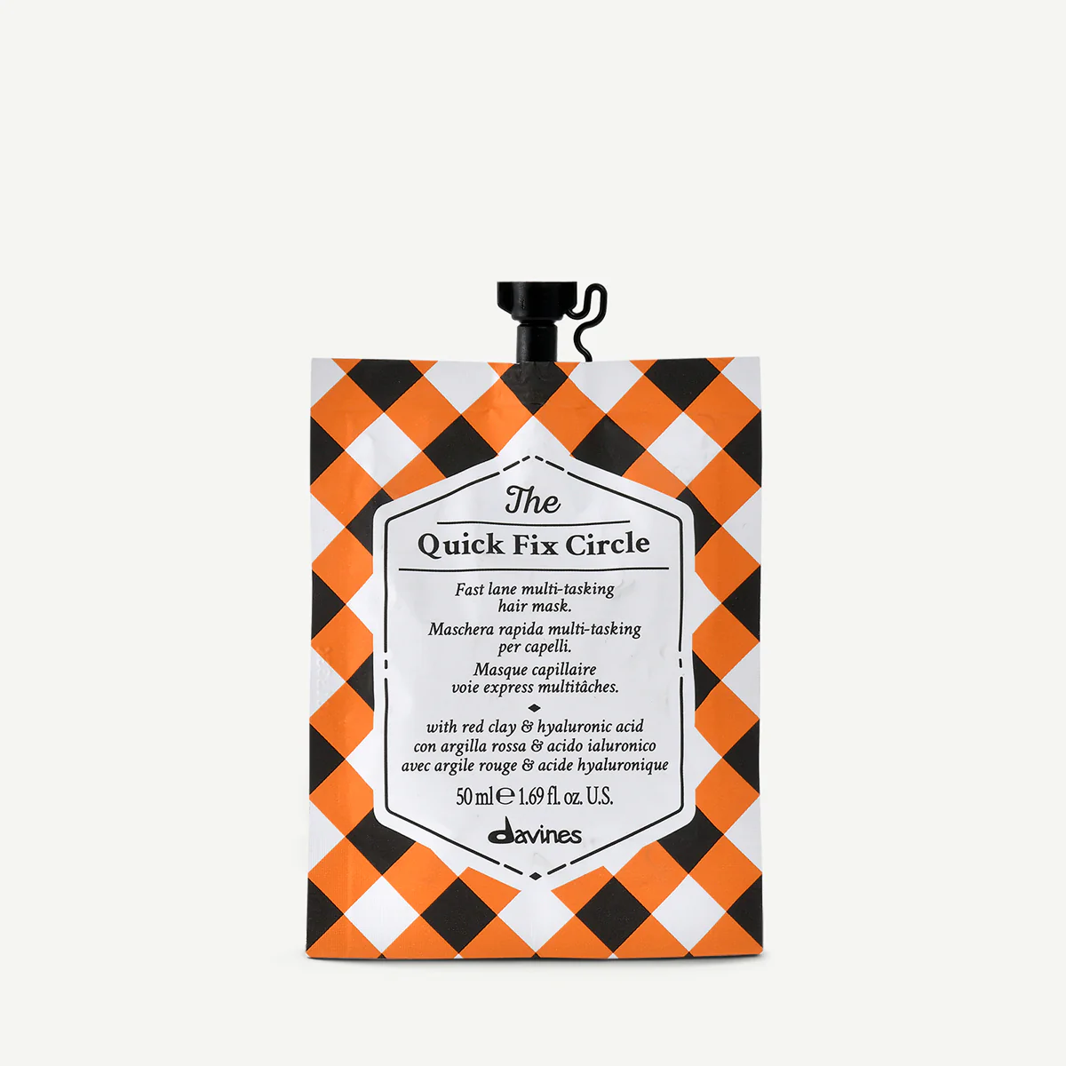 Davines The Quick Fix Circle në paketimin origjinal Davines për kujdes profesional të flokëve