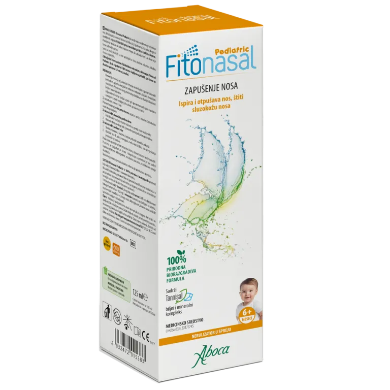 Aboca Fitonasal Pediatric Spray 125 ml për hundët e fëmijëve