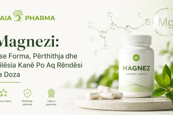 Magnezi – format, përthithja dhe cilësia e suplementit
