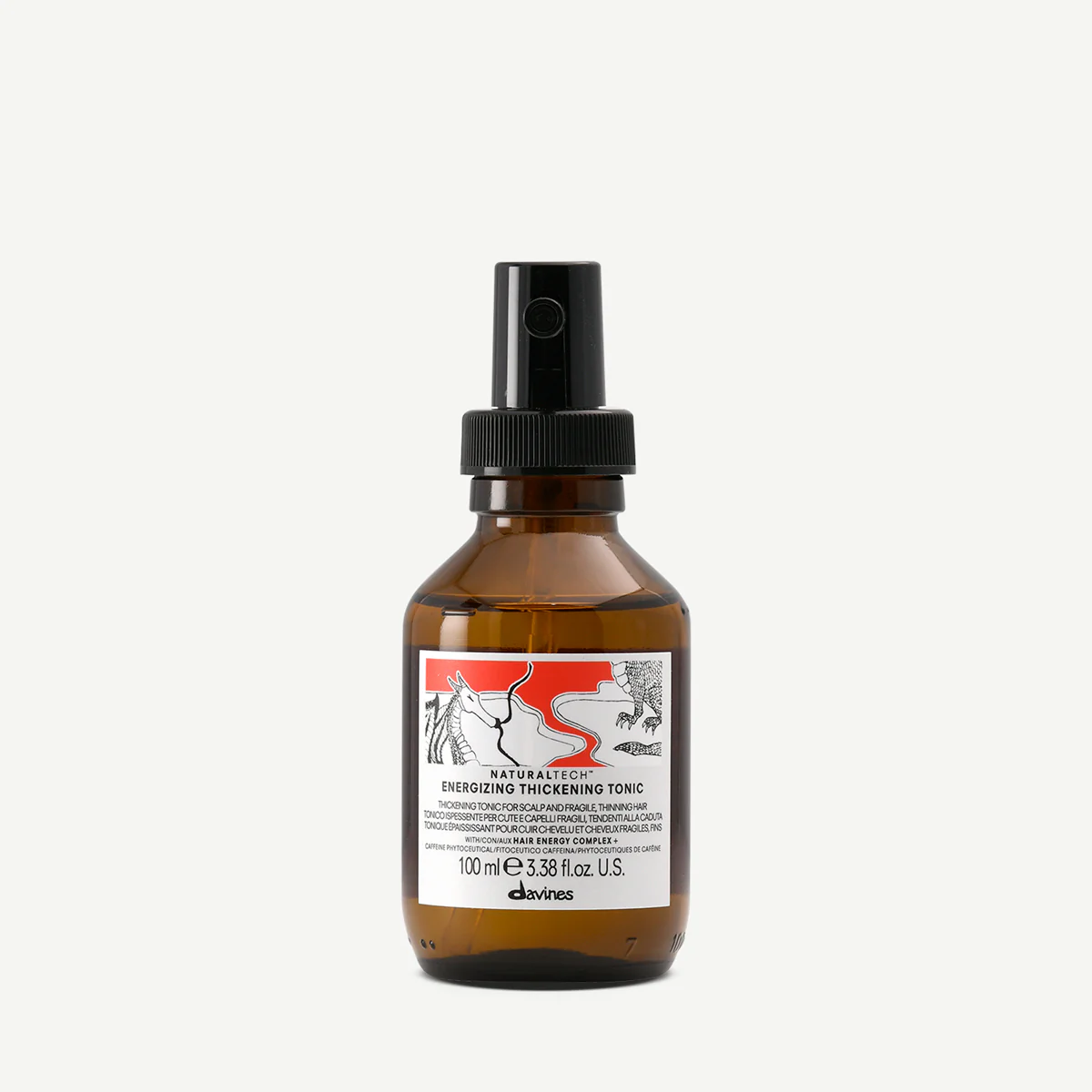 Davines Naturaltech Energizing Thickening Tonic për flokë të hollë, të dobët ose me mungesë dendësie vizuale dhe rutinë të synuar sipas tipit të flokut ose skalpit